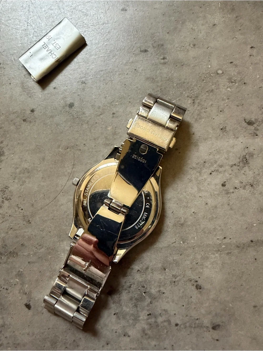 Michael Kors Unisex Silver Bracelet Watch